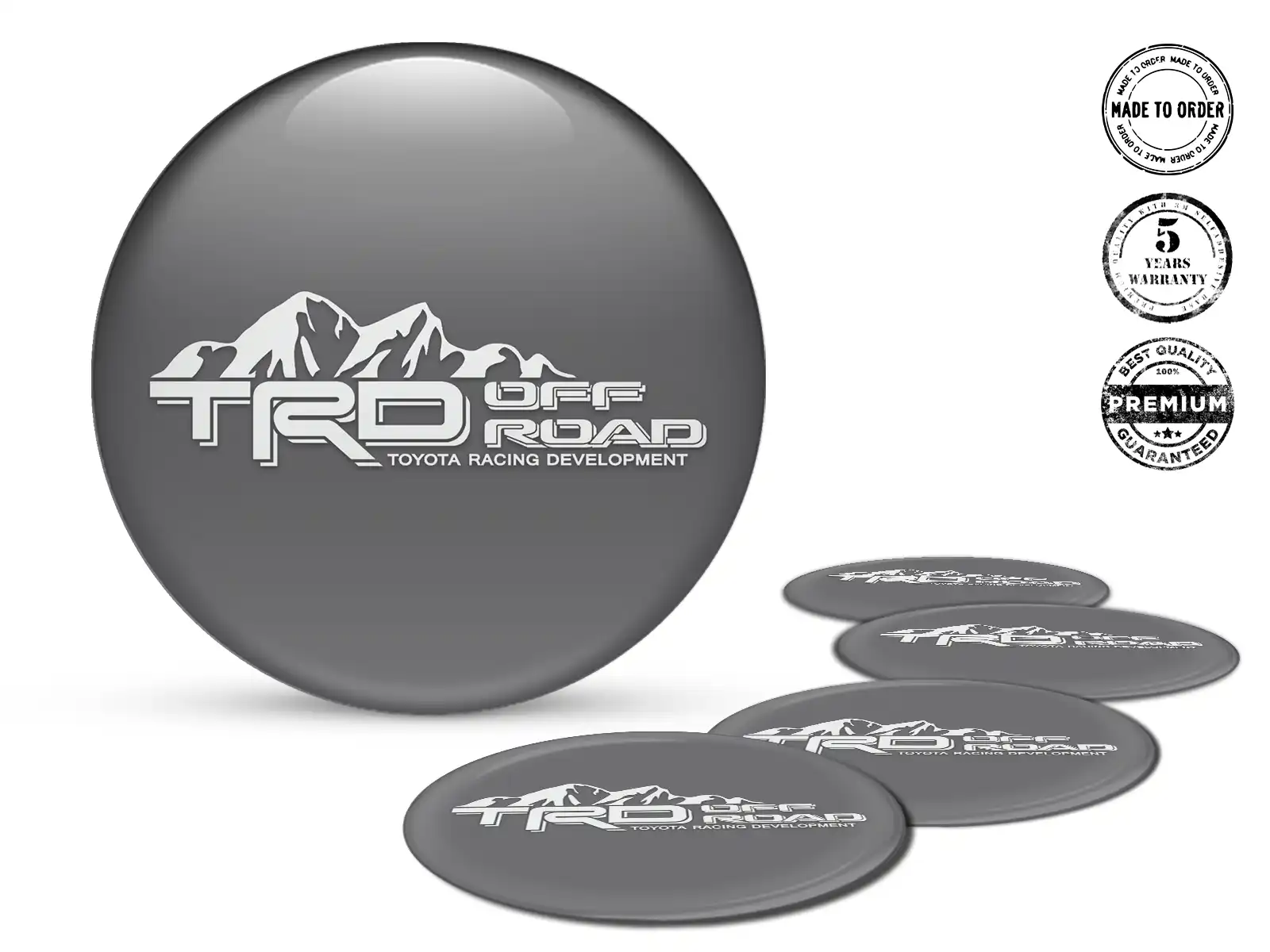 Toyota TRD Emblemas de Rueda Custom Horizonte Racing Marca